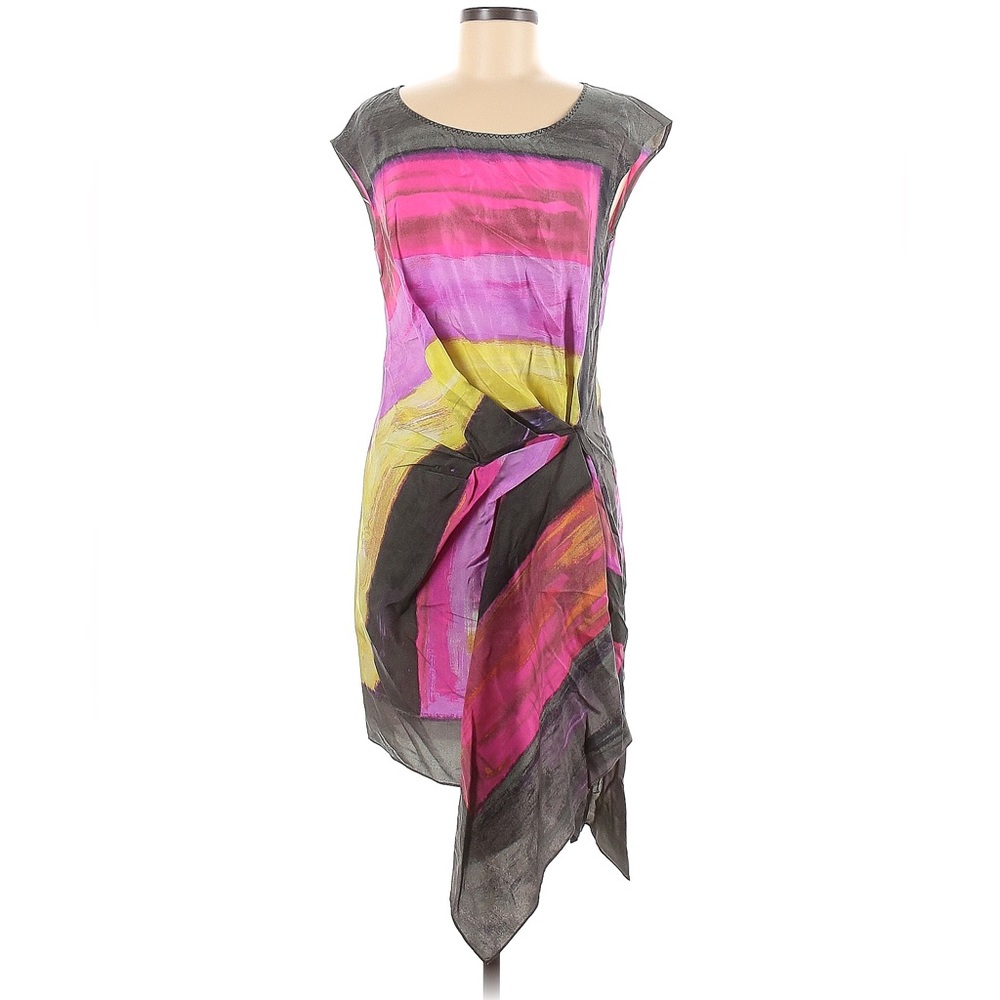 Rachel Roy Silk Watercolor Dress